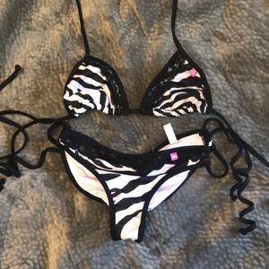 Zebra print dolls bikini